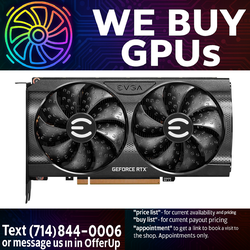 EVGA RTX 3060 Ti XC LHR - Professionally Refurbished - 3 Month Warranty - Local Business - Fixed Price