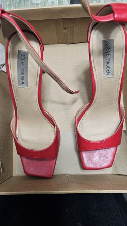 Steve Madden “Scorch” Red Heels – Size 9.5 (Like New)