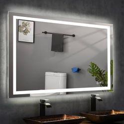 48 X 32 Led Bathroom Mirror with Defogger