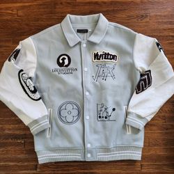 LV Men's Patchwork Evil's Eye Jacket NWT