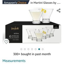 Joyjolt Martini Glasses 