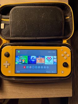 Nintendo Switch with games