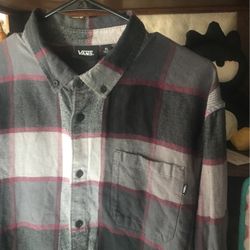 Vans Long sleeve Button Up Flannel