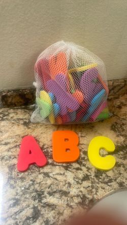 Bath Letters and Numbers Bath Toy