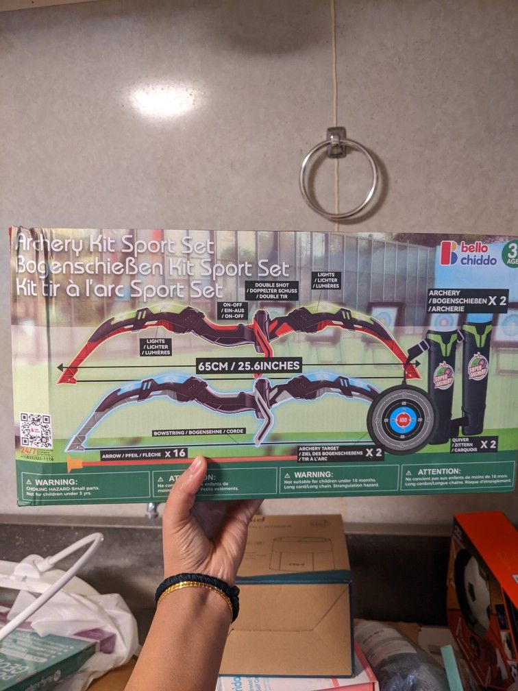 Bow And Arrow Set- New