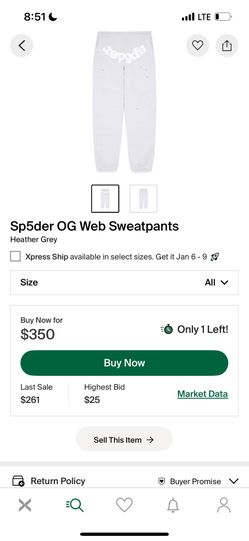 Sp5der OG Web Sweatpants