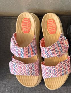 HEYDUDE Size 10 Sandals