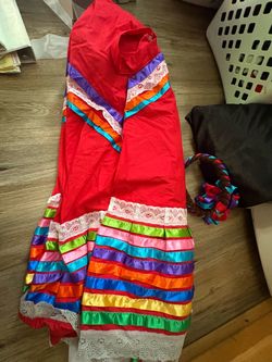 Vestido Rojo de Folclórico