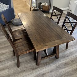 Dining Set. 5 Piece. Table and 4 Chairs 