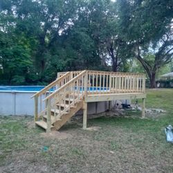 8x12 Pool Deck