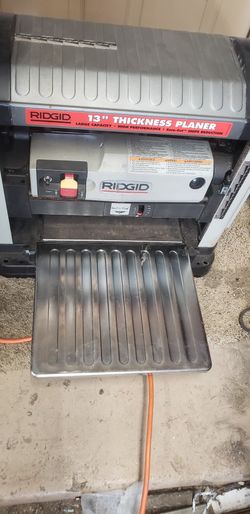 13in Ridgid Planer