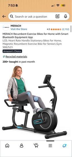 MERACH Recumbent Exercise Bike S08/S23