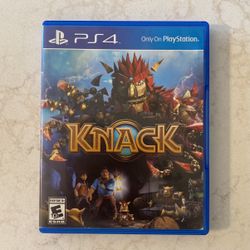 PS4 Knack Game
