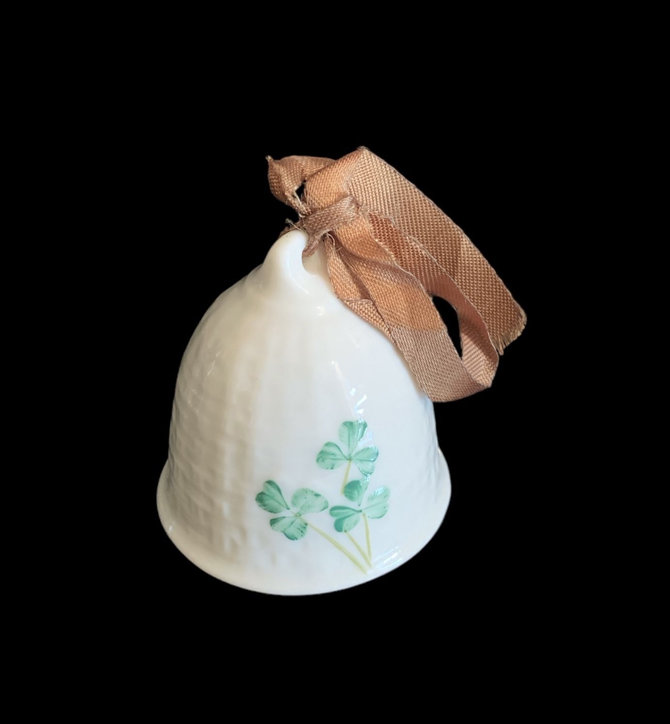  Vintage Irish Belleek Bell Ornament 