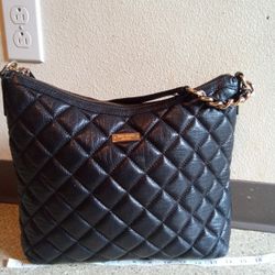 Kate Spade Black Leather Shoulder Bag 