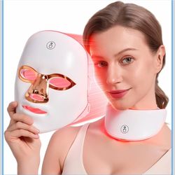 Red light therapy for face and neck