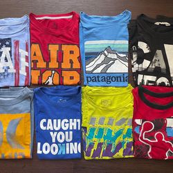 Boys T Shirts, 8-10Y Nike, Air Jordan, Patagonia, Gap, and other  $30 For All 8