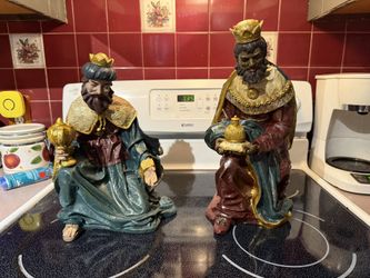 Beautiful Nativity Statues $1.00 For Both