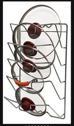 Lid Rack ~ Wall Or Cabinet Door Mounted