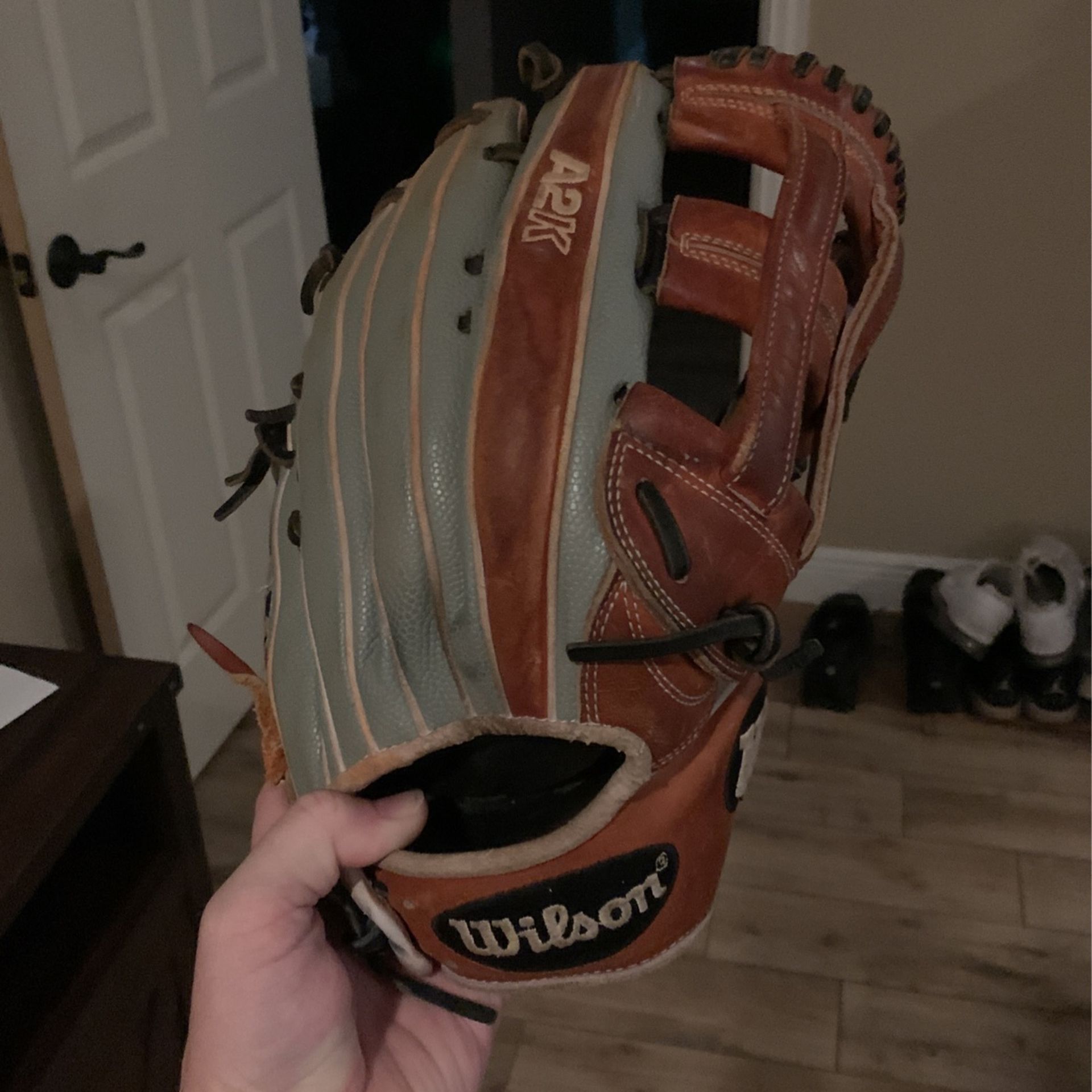 A2K Wilson Outfield Baseball Glove. Brand New. Broken In Perfectly. 