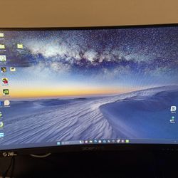 240 Hz Curved Gaming Monitor 