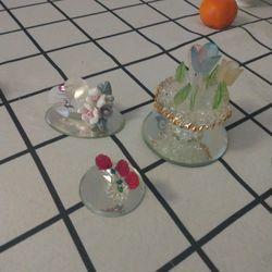 Vintage Crystal Figurines 