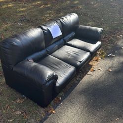 Free leather Sofa 