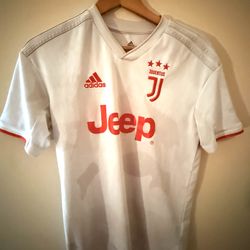Juventus Adidas Away Soccer Jersey – Serie A – White – Size XL