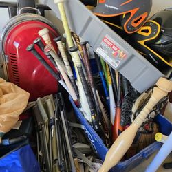 Lots Of Baseball Bats