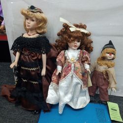 Porcelain Dolls All Three For 12