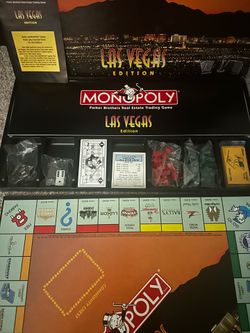 1997 Monopoly Las Vegas Edition with Pewter