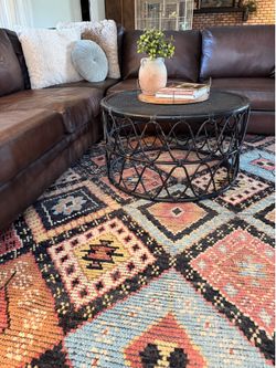 Round coffee table and side table
