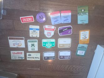 Vintage Golf Tournament Press tags/Badges from ESPN & Others