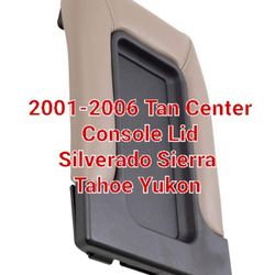 2001-2006 Silverado Sierra Tahoe Yukon Tan Center Console Lid Replacement