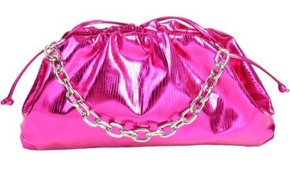 ChrisWish 4.7 62 Women Dumpling Crossbody Bag Cloud Evening Bag Sparkly Clutch Purses Drawstring Strap Ruched Shoulder Bag