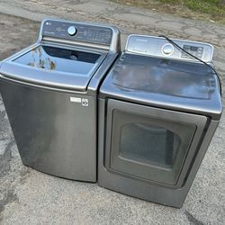 LG washer and gas dryer
