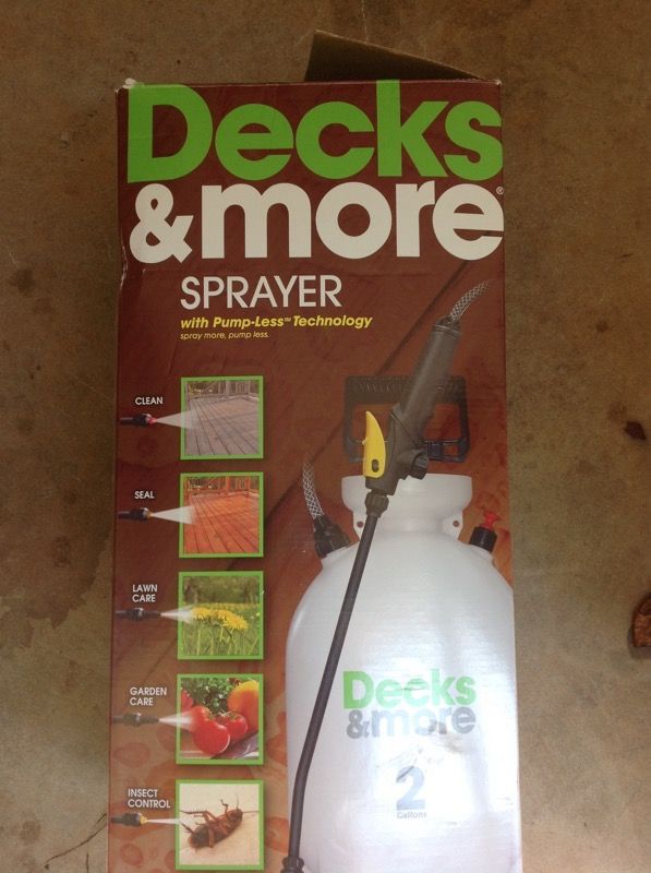 Decks & More Sprayer 2 Gallon