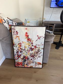Japanese canvas painting frame