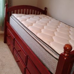 Real Wood Double Day Bed & Real Wood Desk ESTATE SALE TODAY!