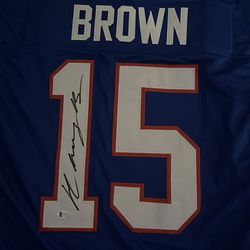 john brown jersey autographed