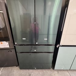 Refrigerator Four Doors With The Panels 