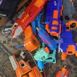 Lot Of NERF G U Ns  Offer