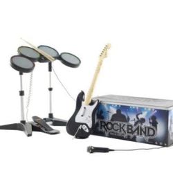 Xbox 360 Rockband Bundle Set 