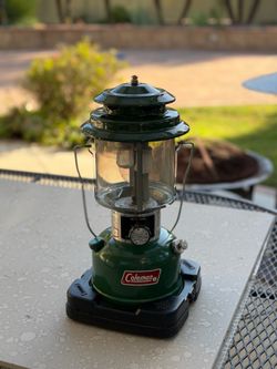 Vintage Coleman 220K Dual Mantle Lantern – USA