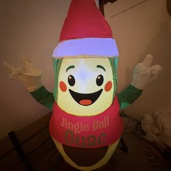 Avocado 3.5 Foot Christmas Inflatable LED Holiday Outdoor Yard Lighted AB Blow-Up Decoration 2024