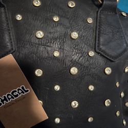 Black Rhinestone Purse
