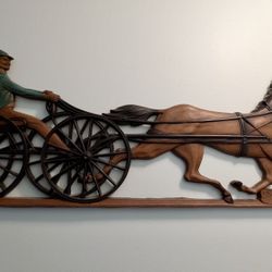 Vintage Syrocowood "The Four Wheeled Sulky" Horse Buggy