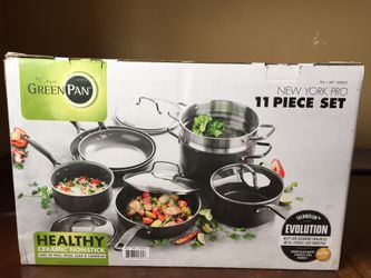 GreenPan New York Pro 11-piece Cookware Set