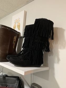 Fringe boots size 9