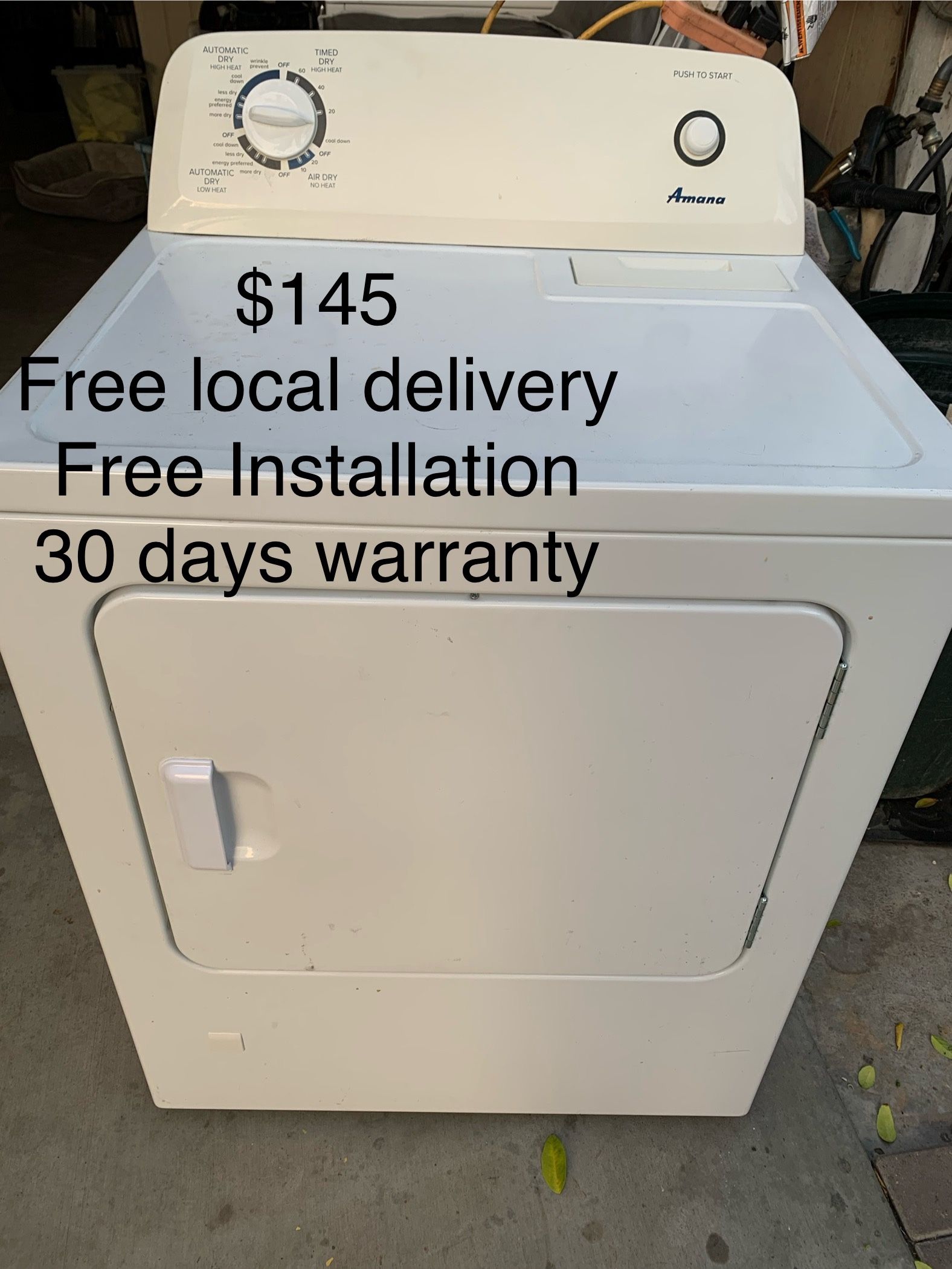 Amana Gas Dryer